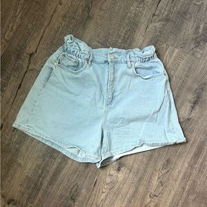 Loft Paperbag Denim Shorts. Size 29